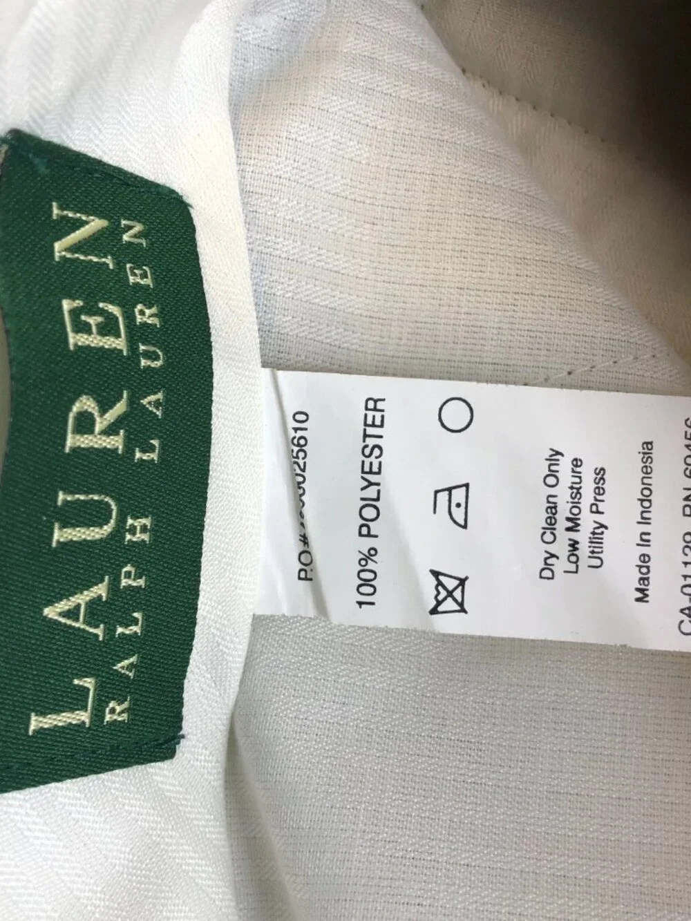 Lauren Ralph Lauren Pants Mens 36x32 Beige Taupe Double Pleated High Waist